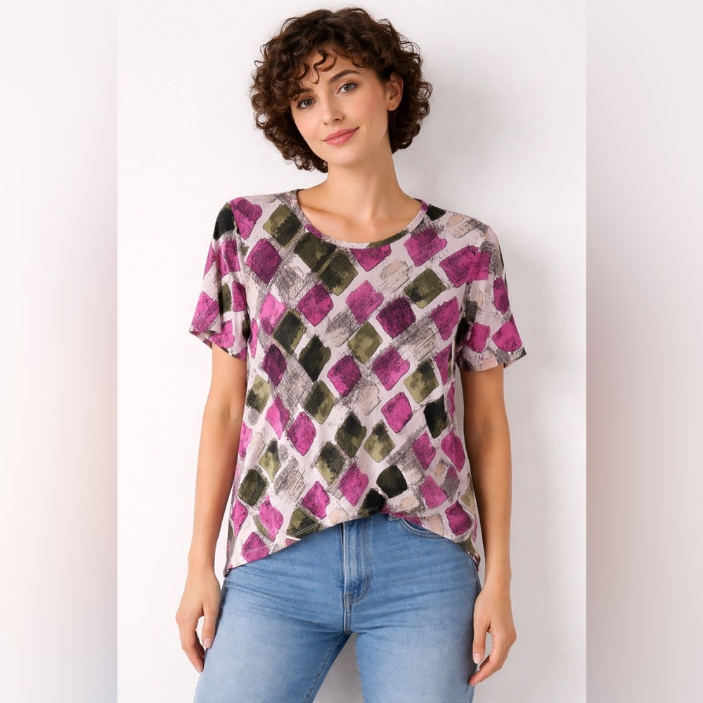 TNL Abstract Brushstroke Crewneck Tee